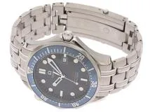 OMEGA　オメガ　シーマスター　ダイバー300　2221.80　SS　ネイビー文字盤　メンズ　クオーツ式　300m防水　【432】　2148103635199
