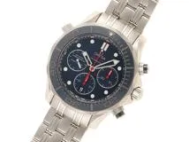 2018年並行品 OMEGA オメガ 腕時計 シーマスター プロダイバーズ 300M クロノグラフ 212.30.44.50.03.001 ブルー文字盤 ステンレススティー﻿ル 自動巻き【472】SJ