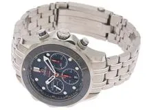 2018年並行品 OMEGA オメガ 腕時計 シーマスター プロダイバーズ 300M クロノグラフ 212.30.44.50.03.001 ブルー文字盤 ステンレススティー﻿ル 自動巻き【472】SJ