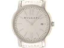 BVLGARI　 ブルガリ　ソロテンポ　メンズ時計　ST35S　ステンレス　シルバー文字盤　【430】2148103636226