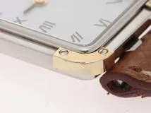 HERMES エルメス　クロアジュール　CR1.240 ホワイト文字盤 ステンレス／ゴールドメッキ クオーツ【430】2148103636486