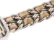 CHANEL　シャネル　レディース腕時計　プルミエールロックS-M　1000本限定　クオーツ　H5584　シャンパンミラー文字盤　ステンレス/革　本体のみ【433】