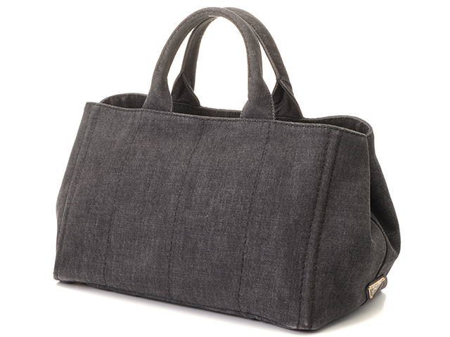 PRADA プラダ カナパ 2WAYトートバッグ スモール コットンデニム