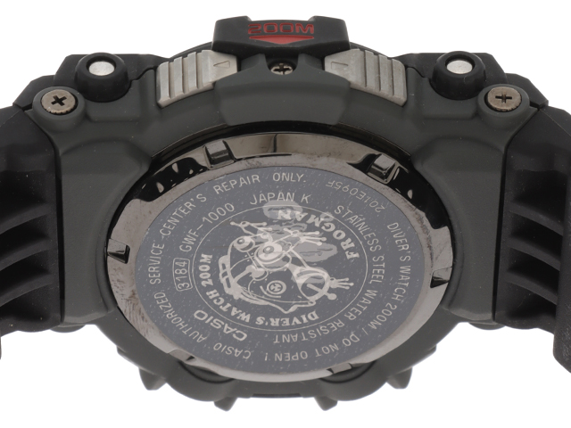 CASIO カシオ G-SHOCK MASTER OF G-SEA FROGMAN GWF-1000-1JF 樹脂 SS タフソーラー  【460】2148103641206 の購入なら「質」の大黒屋（公式）