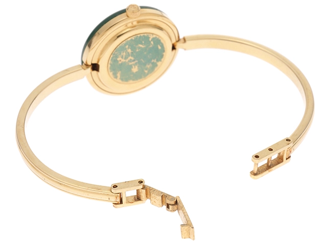 GUCCI　グッチ　時計　チェンジベゼル　1100－L　クォーツ 　レディース　GP　ホワイト文字盤【430】2148103641459