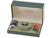 GUCCI　グッチ　時計　チェンジベゼル　1100－L　クォーツ 　レディース　GP　ホワイト文字盤【430】2148103641459