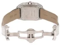 Cartier　カルティエ　時計　サントス　100MM　限定モデル　W20133X8　SS/革　自動巻き式　2148103641497　【437】