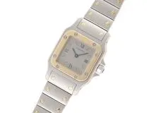 Cartier カルティエ 腕時計 サントス ガルベSM W20057C4/1057930 ステンレス/イエローゴールド クォーツ【472】SJ