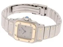 Cartier カルティエ 腕時計 サントス ガルベSM W20057C4/1057930 ステンレス/イエローゴールド クォーツ【472】SJ