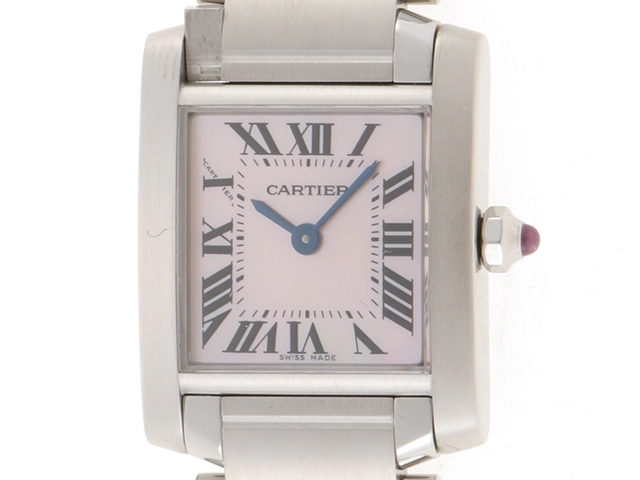 CARTIER カルティエ タンクフランセーズ SM W51028Q3 クオーツ ...