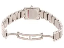 Cartier カルティエ 腕時計 タンクフランセーズSM W51028Q3 ピンクシェル文字盤 スティール クォーツ 2021年正規品【472】SJ