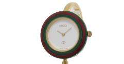 GUCCI グッチ チェンジベゼルウォッチ 1100-L GP プラスチック ホワイト文字盤 マルチカラー クォーツ 【460】2148103641657
