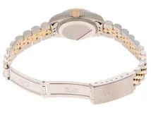 F番 ROLEX ロレックス 時計 デイトジャスト 79173G シャンパンゴールド文字盤 10Pダイヤ YG/SS 自動巻き レディース (2148103642371) M【200】