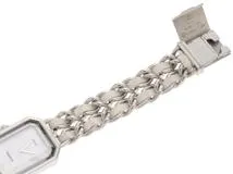CHANEL シャネル レディース時計 プルミエールS ホワイトシェル文字盤 SS/革 クオーツ H1639【434】