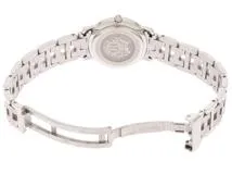 HERMES　エルメス　クリッパー　CL4.210　ステンレス　ピンク文字盤　女性用クオーツ時計【473】