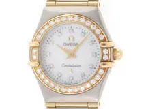 OMEGA　オメガ　コンステレーション　1267.75　18YG/SS　ホワイトシェル文字盤　クォーツ　レディース　腕時計（2148103642722）【200】C