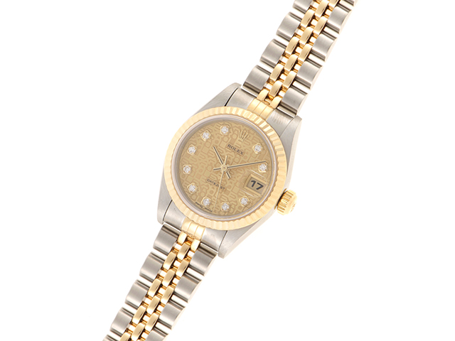 ROLEX ロレックス デイトジャスト 69173G レディース YG/SS 10P