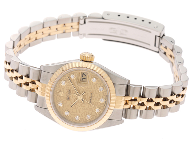 ROLEX ロレックス デイトジャスト 69173G レディース YG/SS 10P