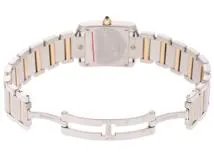 Cartier　カルティエ　タンクフランセーズSM　W51007Q4　ステンレススチール/イエローゴールド　クォーツ　レディース　腕時計（2148103643101）【200】C