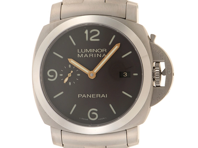 PANERAI パネライ ルミノール マリーナ1950 3デイズ PAM00352 自動巻き ステンレス チタン ブラウン 【432】  2143200578615 の購入なら「質」の大黒屋（公式）