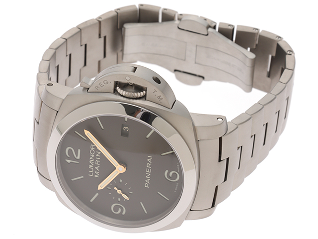 PANERAI　パネライ　ルミノール　マリーナ1950　3デイズ　PAM00352　自動巻き　ステンレス　チタン　ブラウン　【432】　 2143200578615