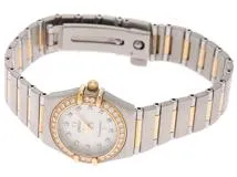 OMEGA　オメガ　コンステレーション マイチョイス　1365.75.00　ステンレス/イエローゴールド　SS/YG　ホワイトシェル ダイヤモンド文字盤　ダイヤモンドベゼル　レディース　クォーツ【432】2148103643149