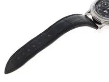 ZENITH ゼニス 腕時計 クロノマスター ムーンフェイズ 01.0240.410 ステンレス/アリゲーターベルト ブラック文字盤 自動巻き【472】SJ