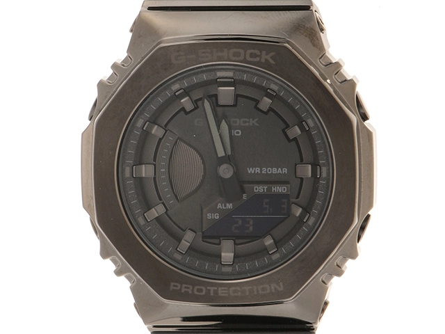 CASIO カシオ 腕時計 G-SHOCK GA-2100シリーズ GM-S2100B-8AJF ブラック文字盤 樹脂／ステンレススチール  クオーツ【472】SJ の購入なら「質」の大黒屋（公式）
