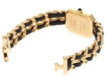 CHANEL　シャネル　プルミエールM　H0001　GP/革　女性用クオーツ時計【473】