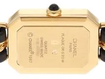 CHANEL　シャネル　プルミエールM　H0001　GP/革　女性用クオーツ時計【473】