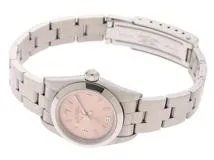 ROLEX　ロレックス　オイスター　パーペチュアル　76080　ピンク文字盤　ステンレス　SS　F番　レディース　2005年11月ギャラ　自動巻き　2148103643507【432】