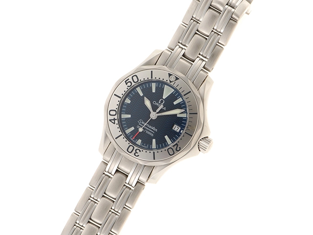 OMEGA　オメガ　シーマスター300m　2283.80　ステンレス　ブルー　女性用クオーツ時計【473】
