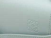 LOEWE　ロエベ　ゲートデュアルバッグミニ　ブルーアイスバーグ　カーフ　ジャカード　【472】