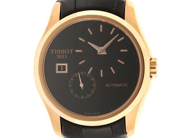 TISSOT ティソ クチュリエ スモールセコンド T035.428.36.051.00 GP/革 自動巻き 【436】2148103644917  の購入なら「質」の大黒屋（公式）