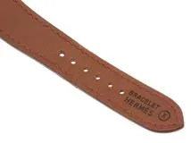 HERMES　エルメス　メドール　X刻印　レディース　GP/革　ホワイト文字盤【436】2148103644924