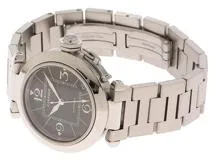 Cartier　カルティエ　パシャC　W31076M7　自動巻き　ステンレス　ブラック　【432】　2148103644979