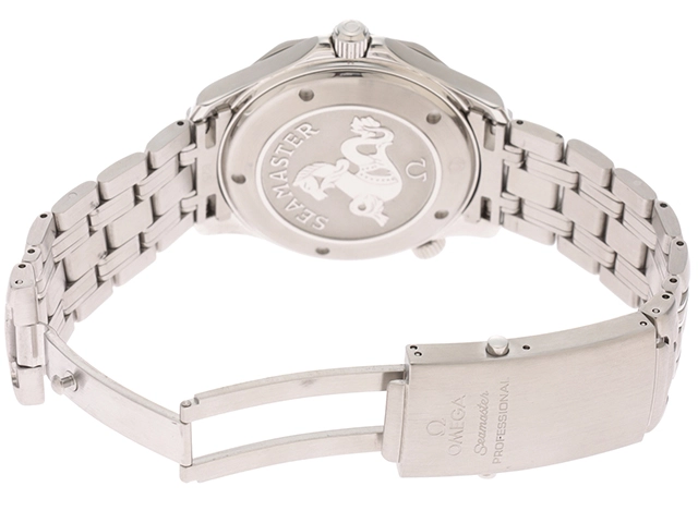 OMEGA　オメガ　シーマスター300m　2221.80.00　ステンレス　ブルー　男性用クオーツ時計【473】