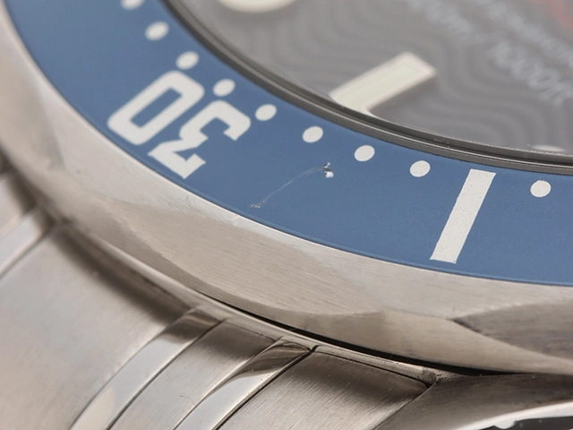 OMEGA　オメガ　シーマスター300m　2221.80.00　ステンレス　ブルー　男性用クオーツ時計【473】