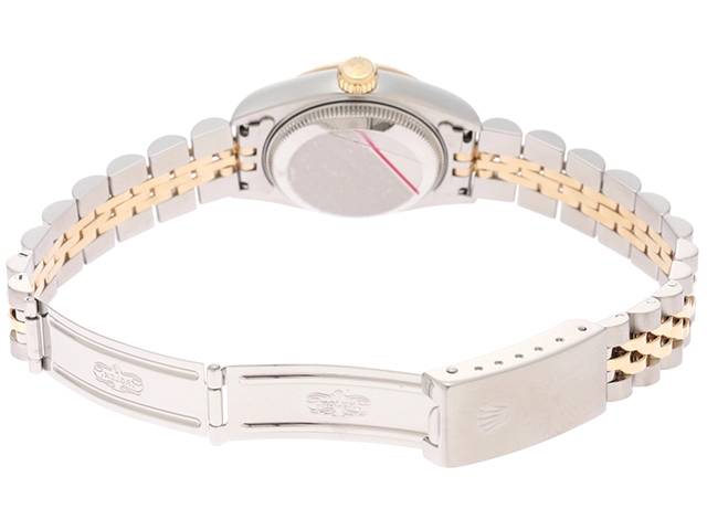 ROLEX　ロレックス W番　94年～95年代　デイトジャスト　レディース　ゴールド文字盤　10Pダイヤモンド　自動巻き　69173G　ステンレス/イエローゴールド【430】2148103645259