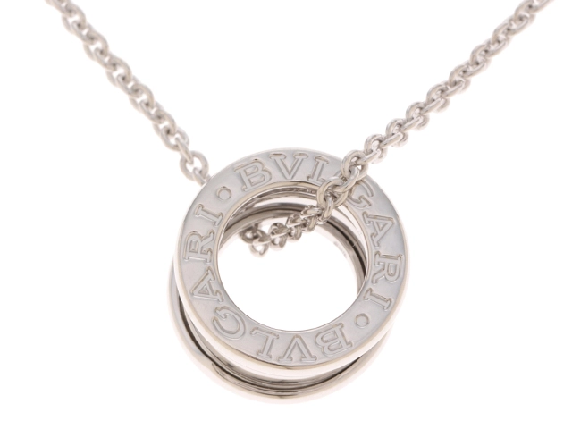 BVLGARI ブルガリ 貴金属・ジュエリー B-zero1 ネックレス 旧型 ホワイトゴールド⁽750刻印⁾ 11.8g【430】2148103645372