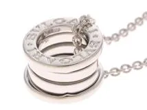 BVLGARI ブルガリ 貴金属・ジュエリー B-zero1 ネックレス 旧型 ホワイトゴールド⁽750刻印⁾ 11.8g【430】2148103645372