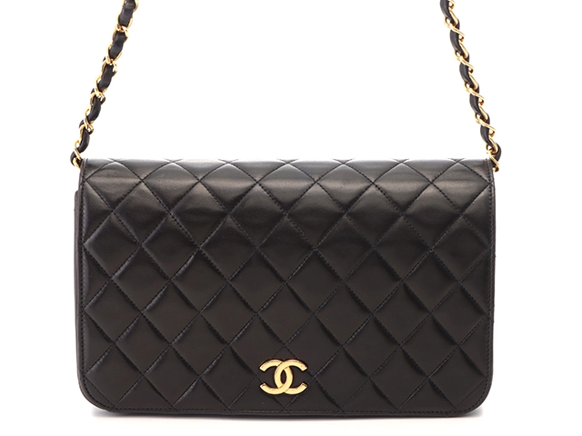 CHANEL シャネル フルフラップ プッシュロック マトラッセ チェーン 