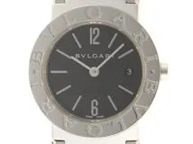 BVLGARI ブルガリ　レディース クオーツ　ブルガリブルガリ BB26SSD　ブラック文字盤 SS【472】HK