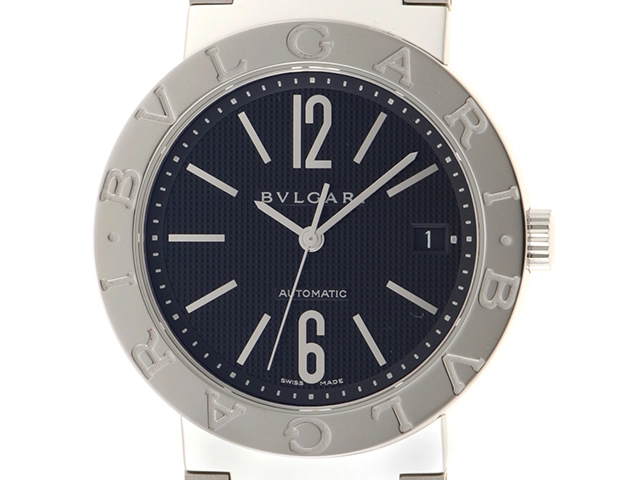 BVLGARI ブルガリ 腕時計 ブルガリブルガリ BB38SS ブラック文字盤 ステンレス 自動巻 2006年正規品【472】SJ  の購入なら「質」の大黒屋（公式）