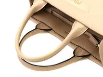 PRADA プラダ シンボルトップステッチ スモールバッグ サンドベージュ レザー 1BA379 【432】 2148103646874