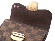 LOUIS VUITTON　ルイヴィトン　※イニシャル入り※　ポルトフォイユ・ジョイ　財布【472】YI