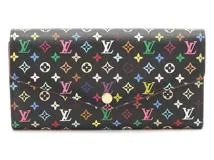 LOUIS VUITTON　ルイヴィトン　ポルトフォイユ・サラ　マルチ　ノワール／グルナード　【472】ＨＳＡ