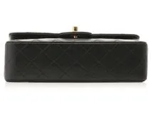 CHANEL　シャネル　マトラッセWフラップ23Wチェーンショルダー 　ブラック　GP 　ラムスキン　A01113　【471】2148103650123