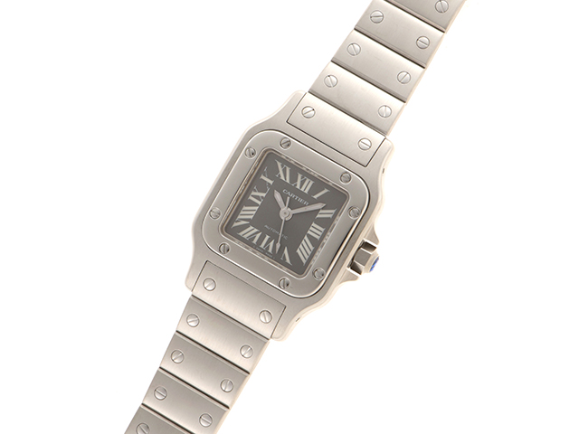 カルティエ サントスガルベ SM グレー文字盤 アジア限定 W20066D6 Cartier カルティエ 時計 サントス ガルベSM W20066D6 グレー