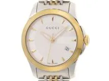 GUCCI グッチ 腕時計 G-タイムレス YA126511 ステンレス シルバー文字盤 クオーツ【472】SJ